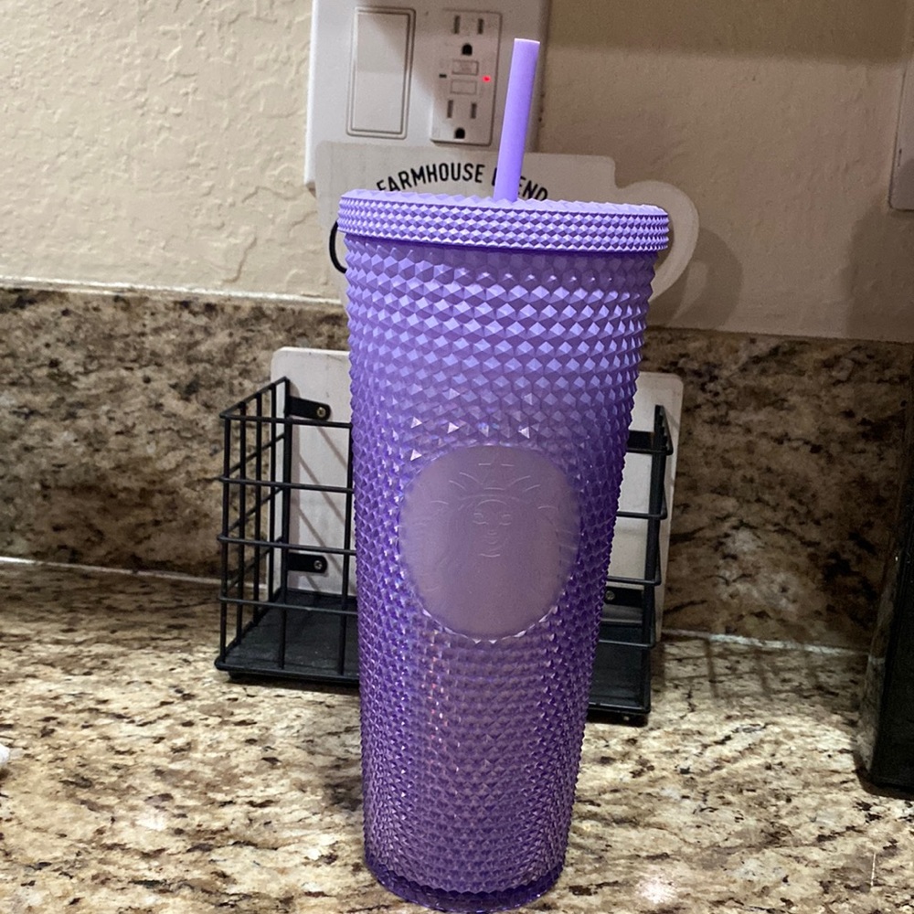Starbucks 2023 Holiday Purple Lavender Gradient Venti Studded Tumbler 24oz